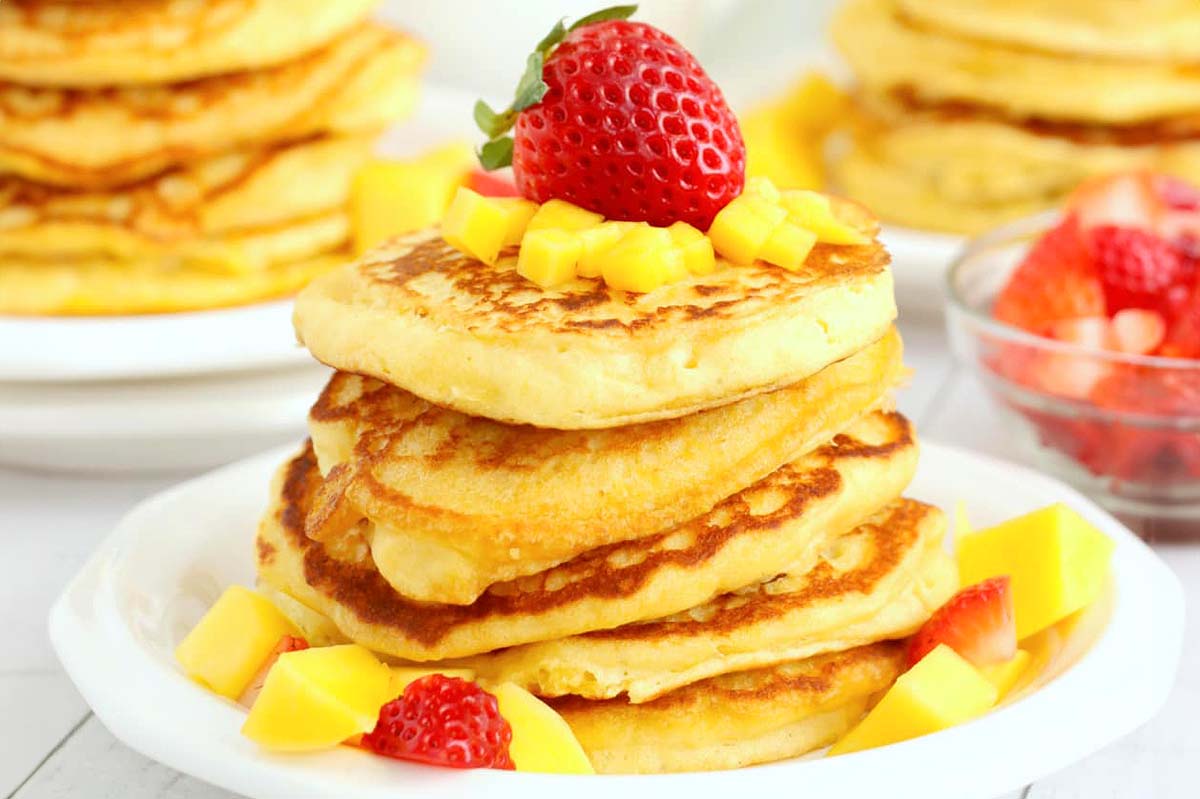 Mango Pancakes.
