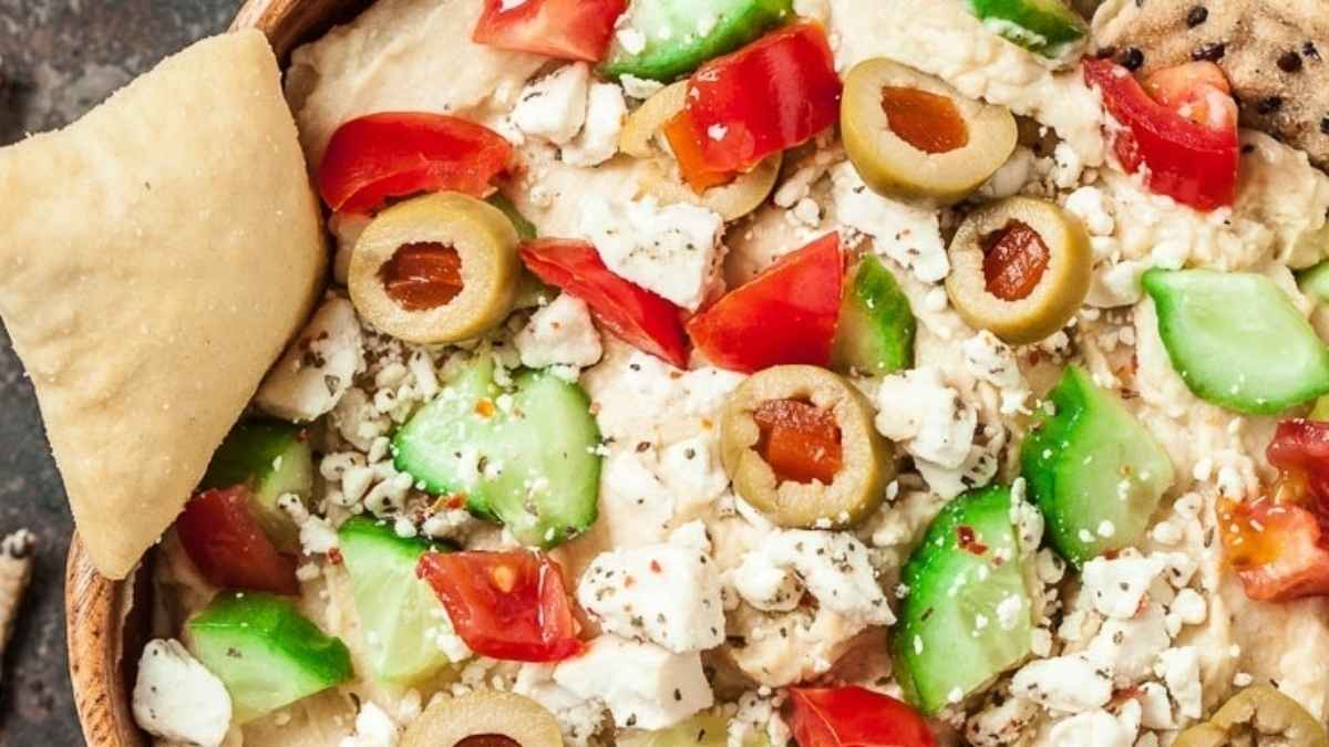 Layered Hummus Dip. 
