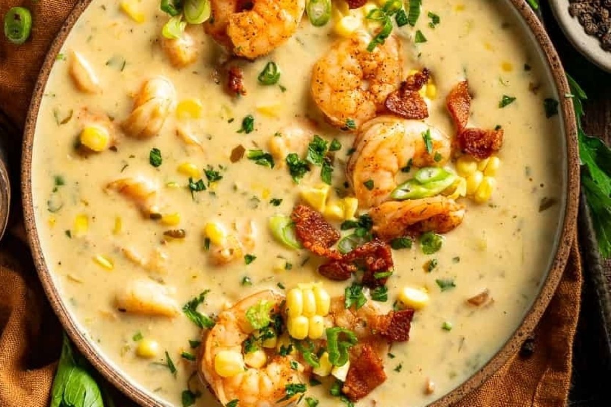 New Orleans Shrimp And Corn Bisque