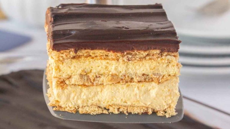 No Bake Eclair Icebox Cake (Easy, Vintage Recipe).