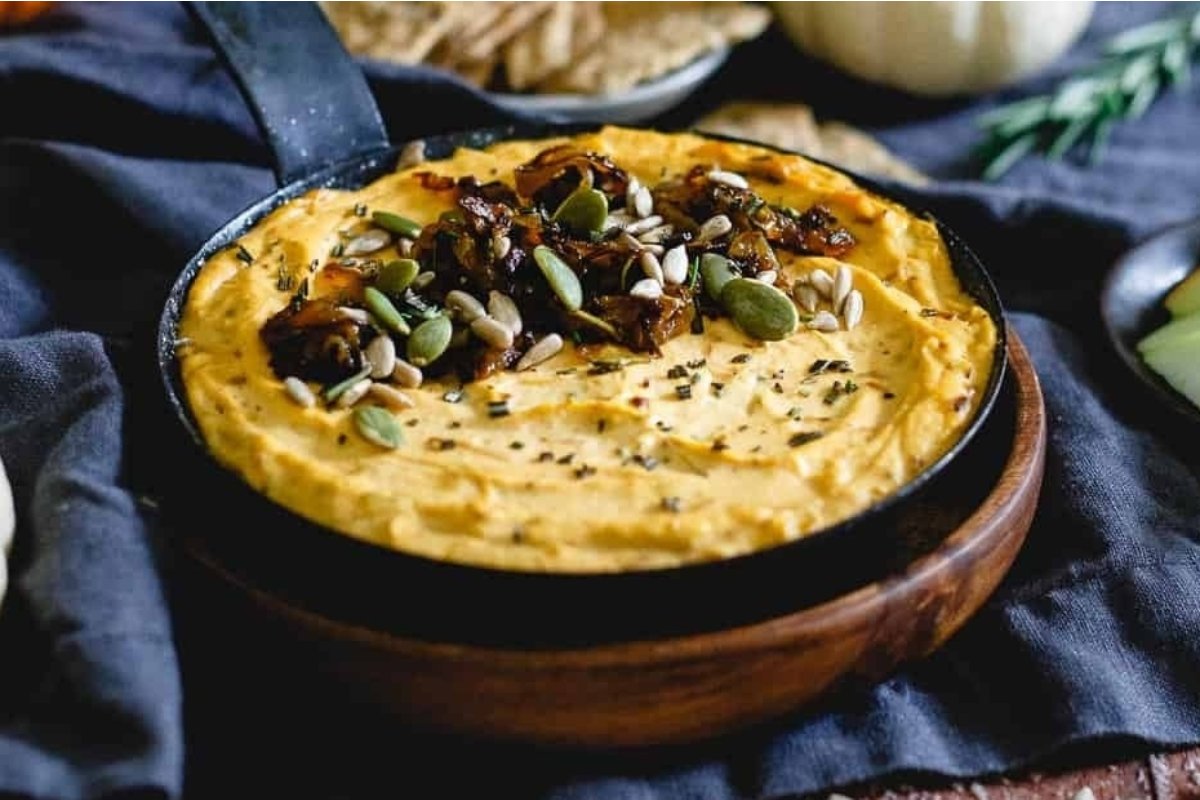 Pumpkin Goat Cheese Dip
