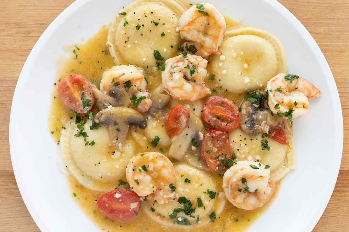 22 Easy, Cheesy Ravioli Recipes to Make On Pasta Night 22 Ravioli And Shrimp Scampi