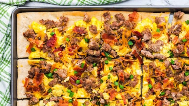School Breakfast Pizza.