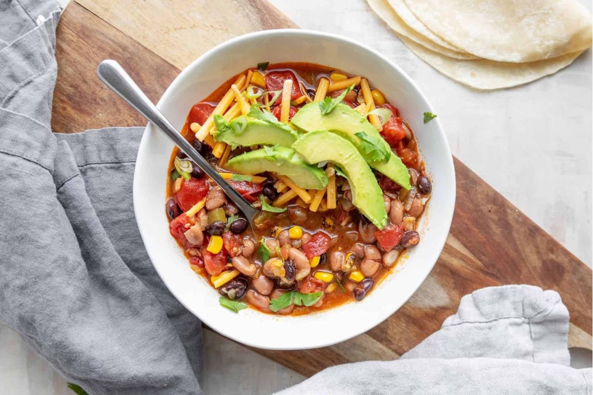 Try These Tasty Slow Cooker Recipes 27 Slow Cooker Taco Soup Vegan Gluten Free Healthy