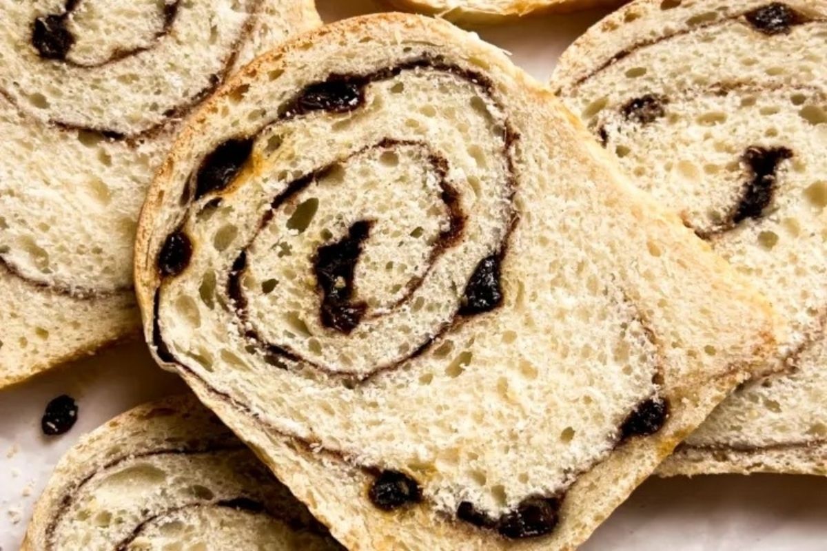 Sourdough Cinnamon Raisin Bread