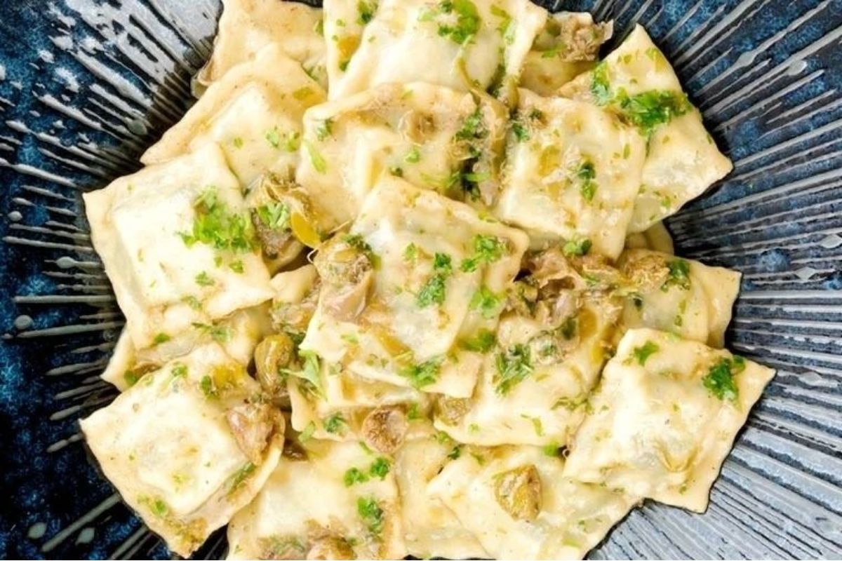 22 Easy, Cheesy Ravioli Recipes to Make On Pasta Night 12 Spinach And Ricotta Ravioli In Caper Butter Sauce