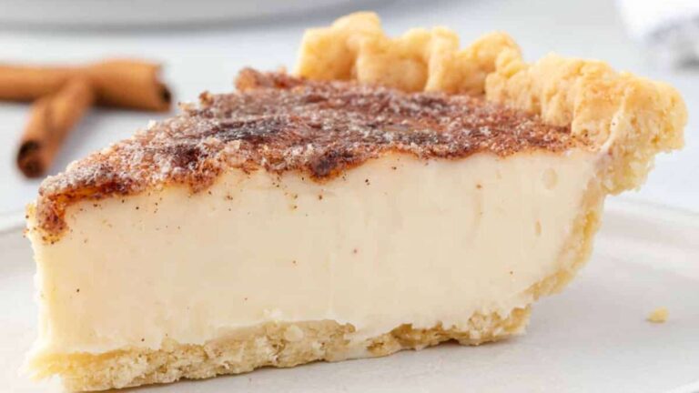 Hoosier Sugar Cream Pie recipe by State of Dinner.