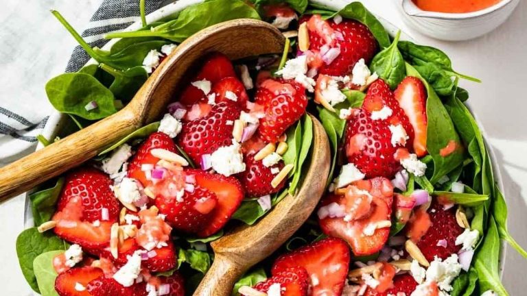 Strawberry Spinach Salad.