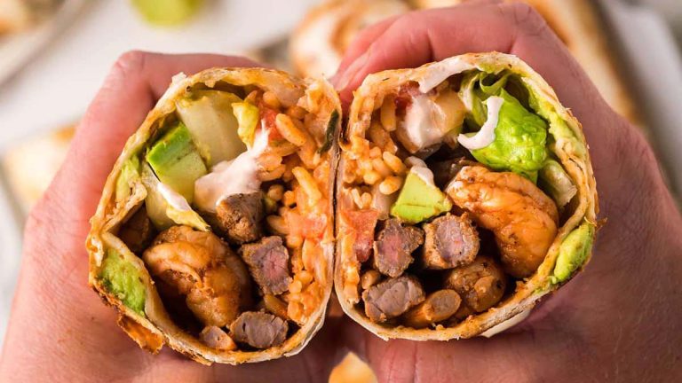 Surf and Turf Burrito.