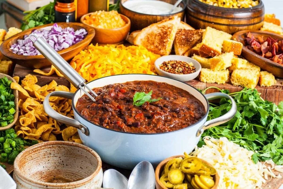 39 Easy Dinner Recipes for Busy Nights 14 The Ultimate Chili Bar (Or Charcuterie Board).