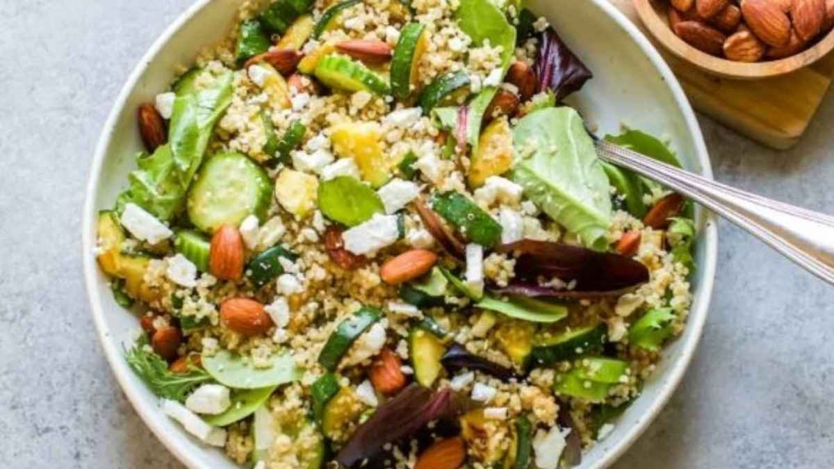 The Best Quinoa Salad With Greens.
