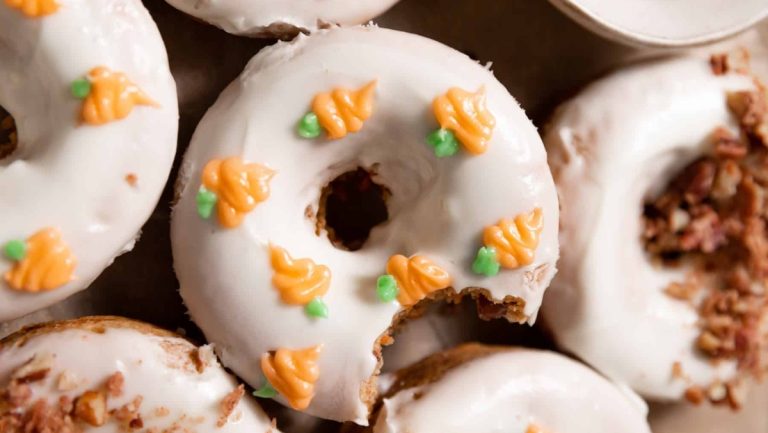 Carrot Cake Donuts.