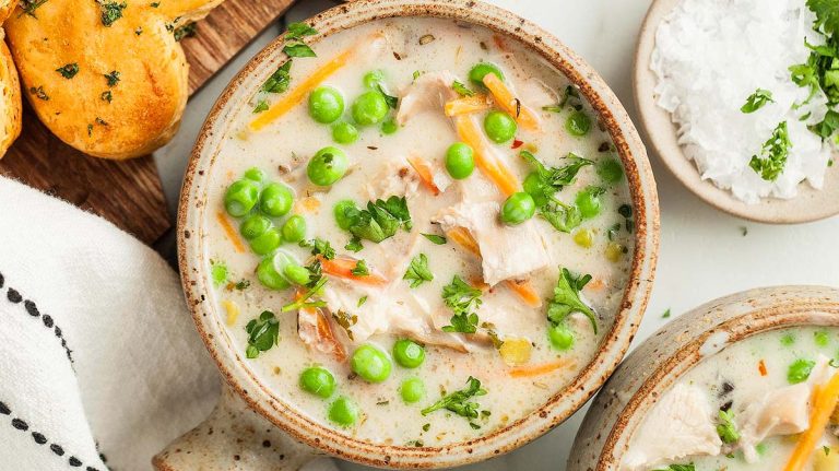 Chicken Pot Pie Soup.