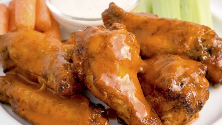 Frozen Air Fryer Chicken Wings recipe by Cheerful Cook.