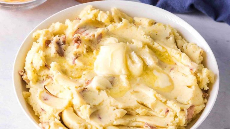 Red Skin Mashed Potatoes.
