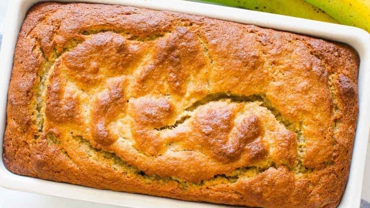 Almond Flour Banana Bread.