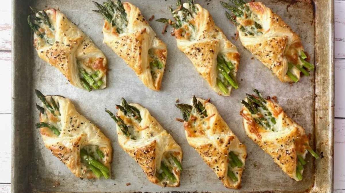 Asparagus Puff Pastry Bundles.
