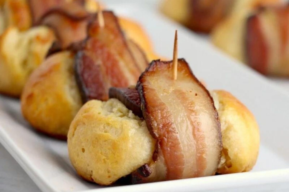 Bacon Wrapped Cheese Biscuits Pillsbury