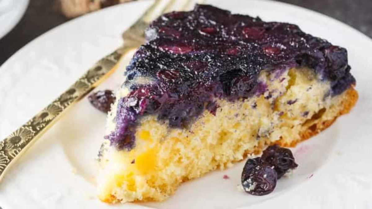 Blueberry Upside Down Cake.