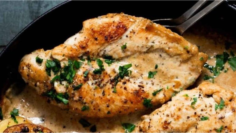 Boursin Chicken And Potatoes.
