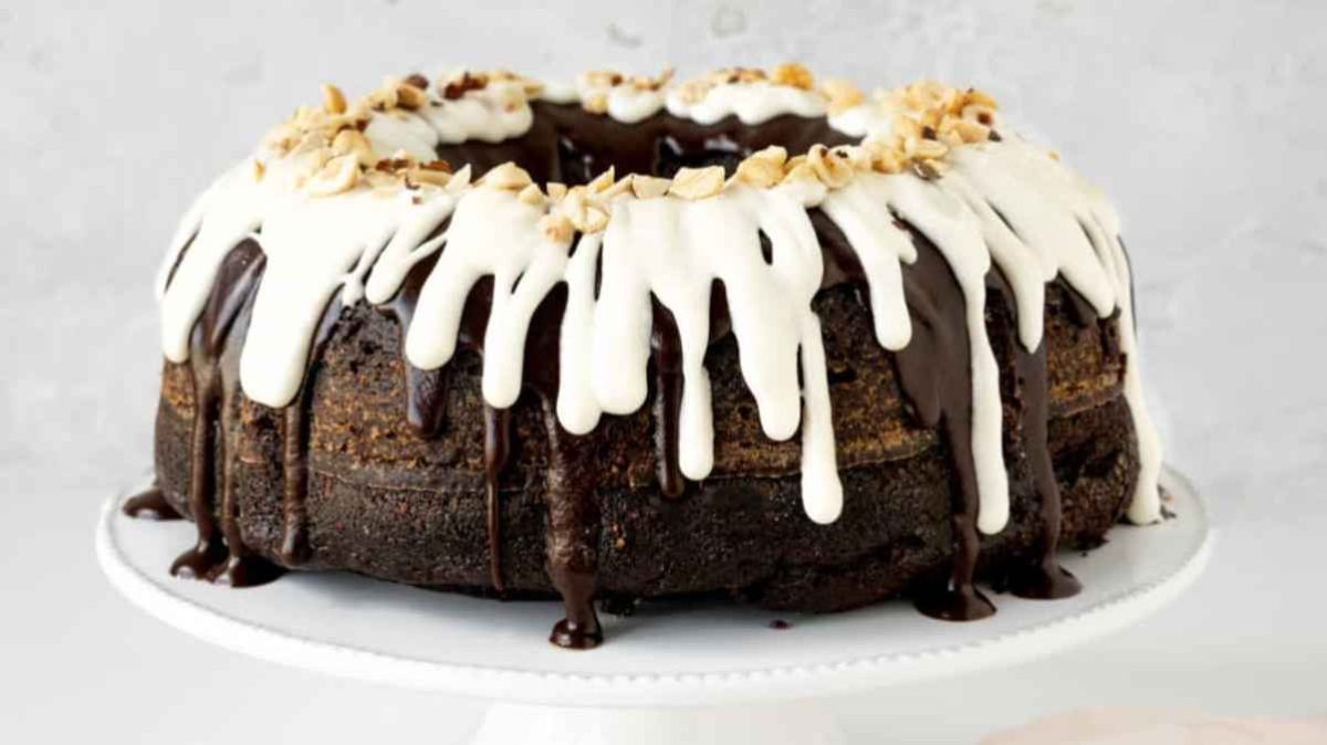 Chocolate Hazelnut Bundt Cake.