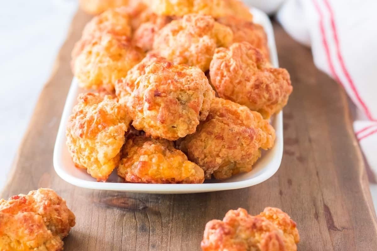 Classic Cheddar Cheese Sausage Balls
