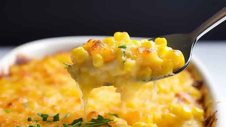 Creamed Corn Au Gratin.