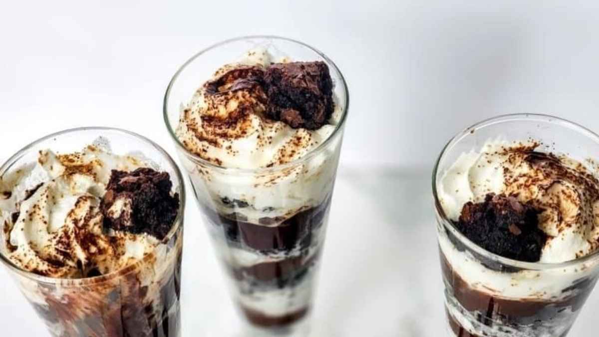 Dark Chocolate Mousse Trifle Recipe.