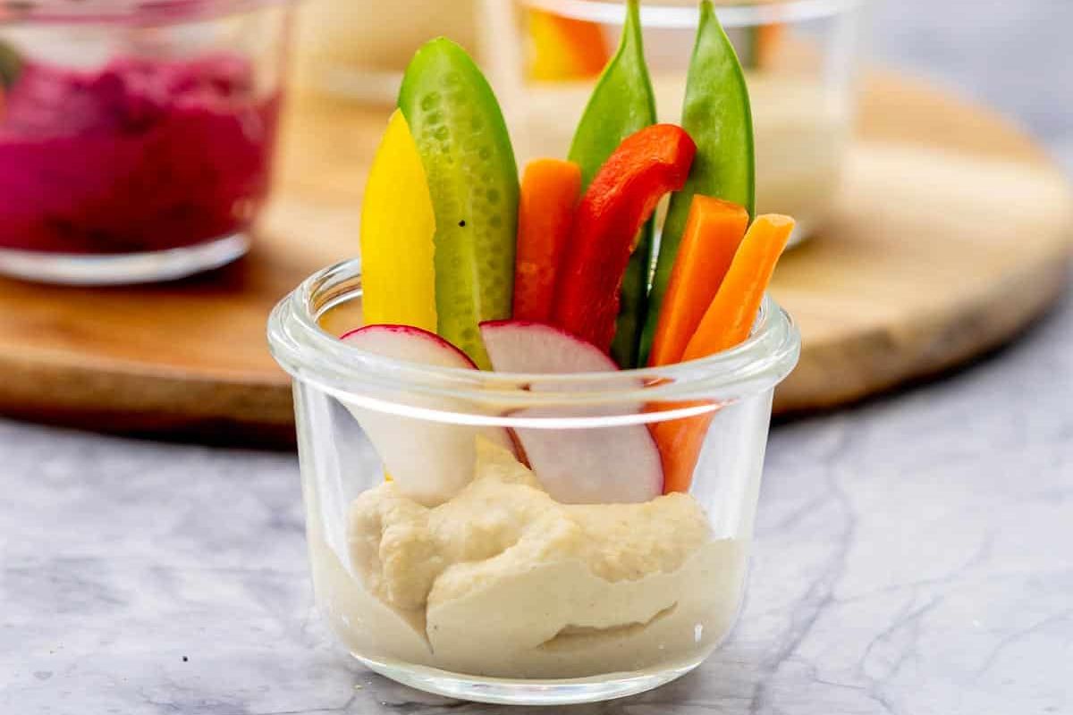 32 Kid's Birthday Party Food Ideas for a Fantastic Fun Time 21 Hummus Cups