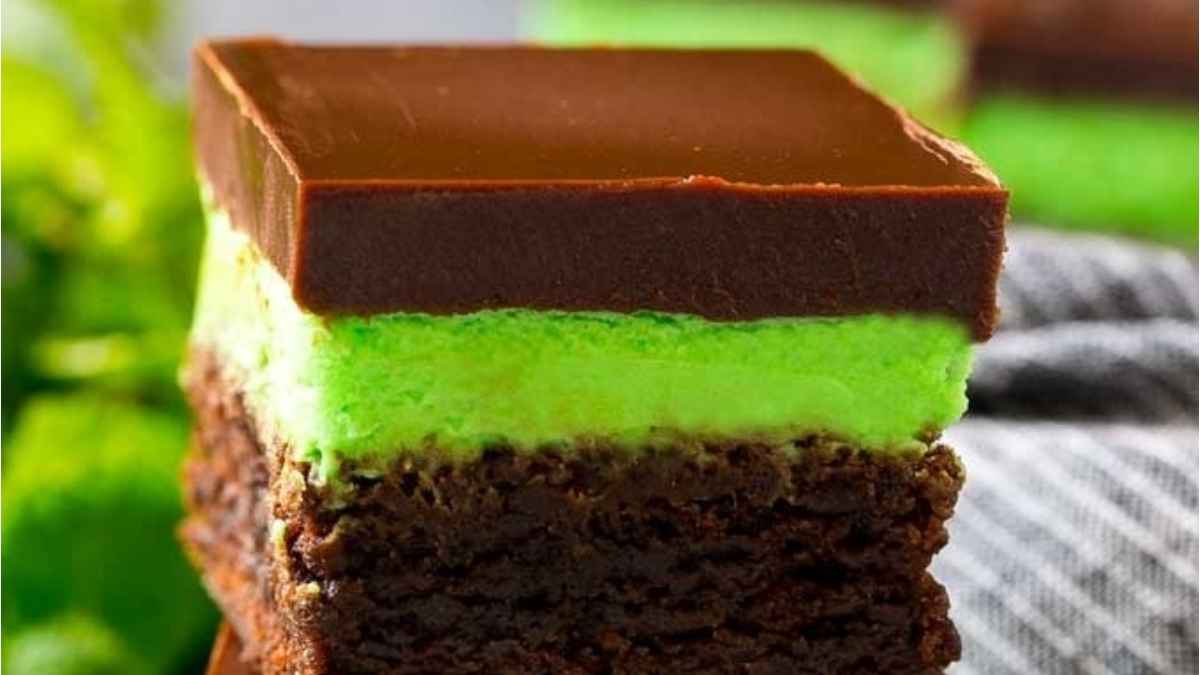 Mint Brownies.