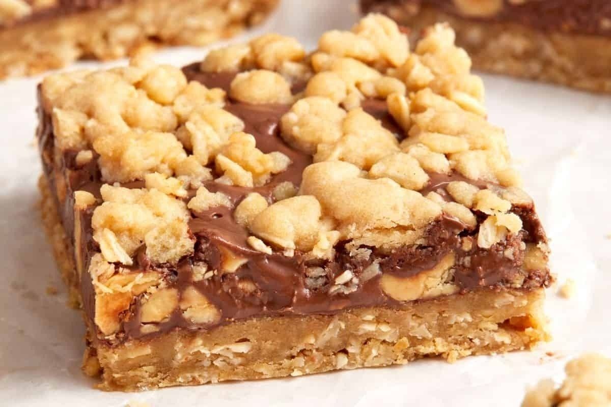 Nutella Oatmeal Bars