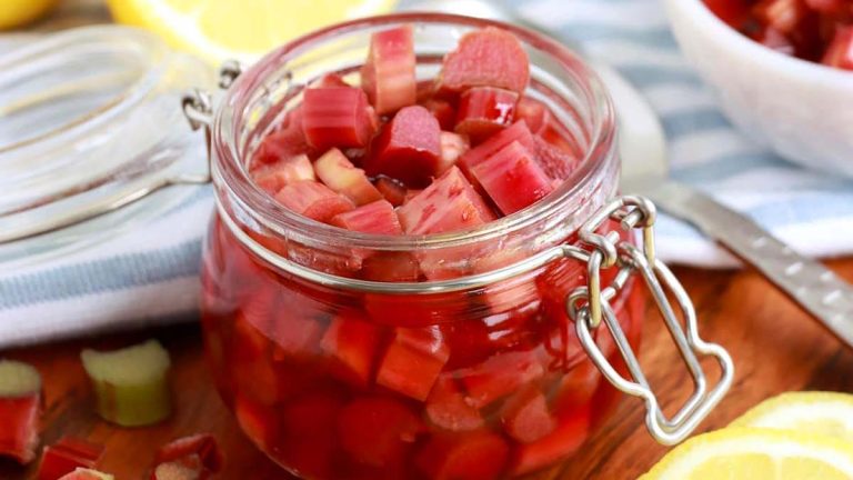 Pickled Rhubarb.
