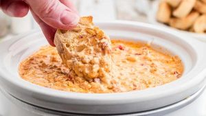 Slow Cooker Hot Pimento Cheese Dip.