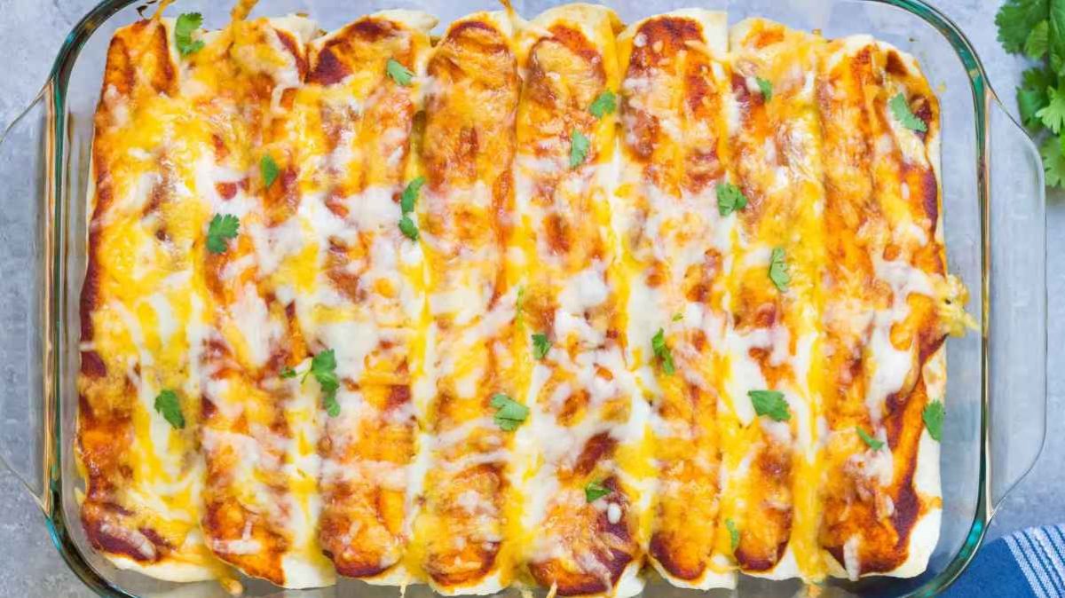 The Best Chicken Enchiladas.