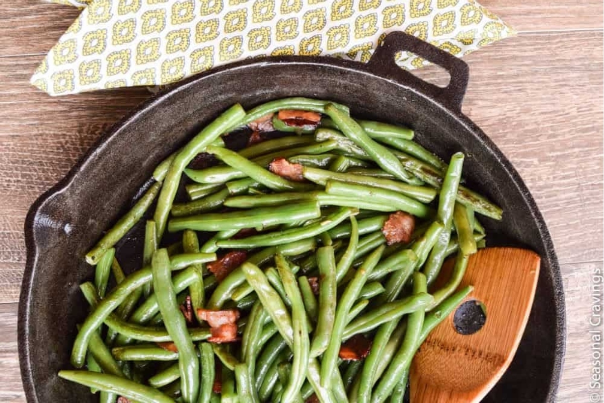 Green Beans With Bacon.