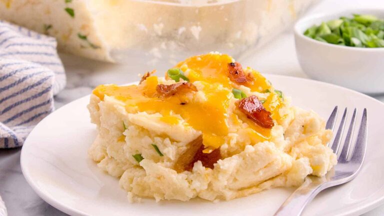 Twice Baked Potato Casserole recipe by Cheerful Cook.
