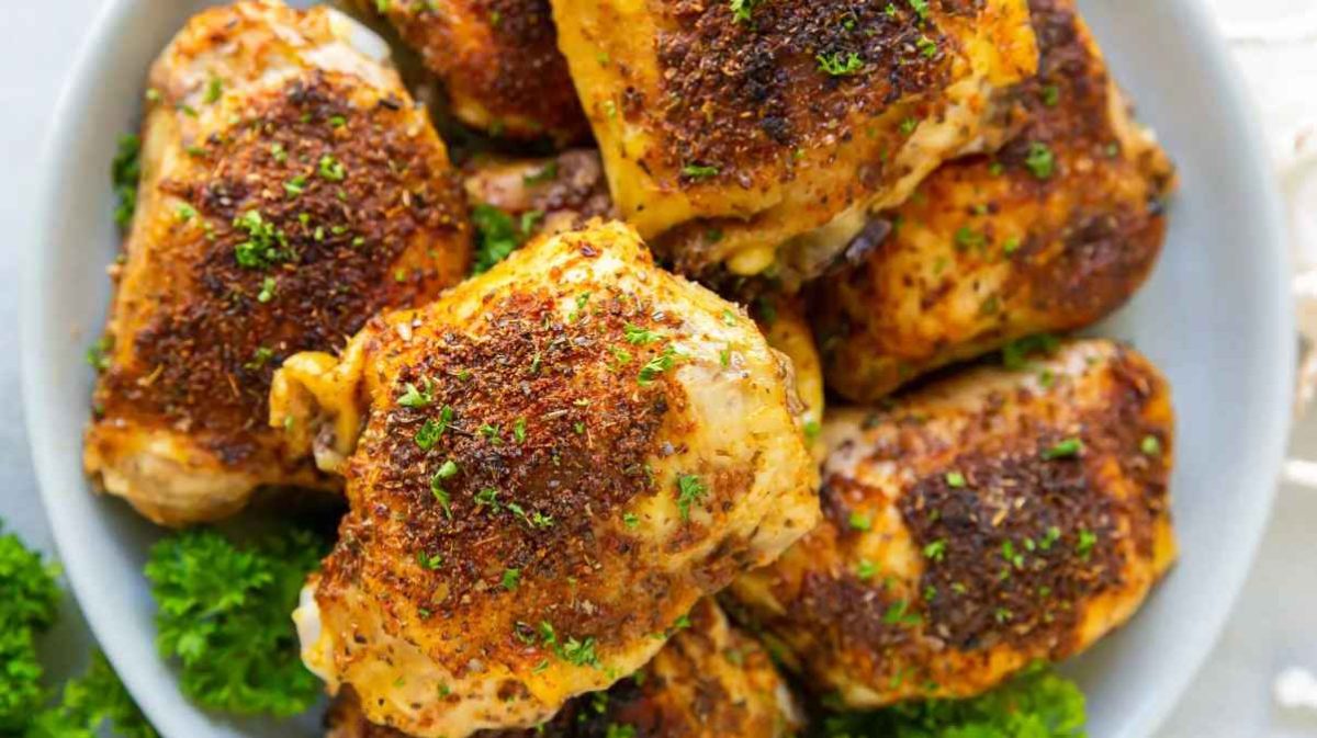 Baked Chicken Dinners 16 Baked Chicken Thighs.
