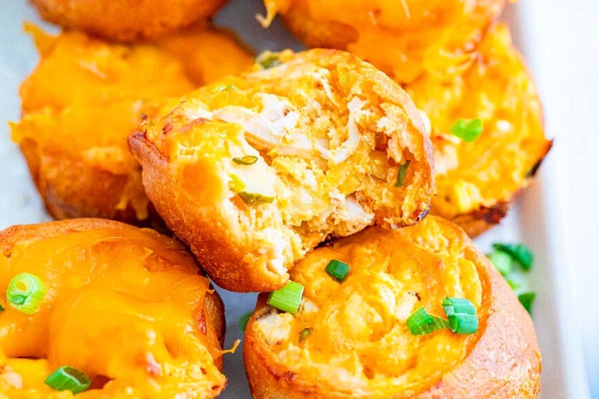 32 Flaky, Fantastic, and Fun Pillsbury Crescent Roll Recipes 8 Buffalo Chicken Pinwheels