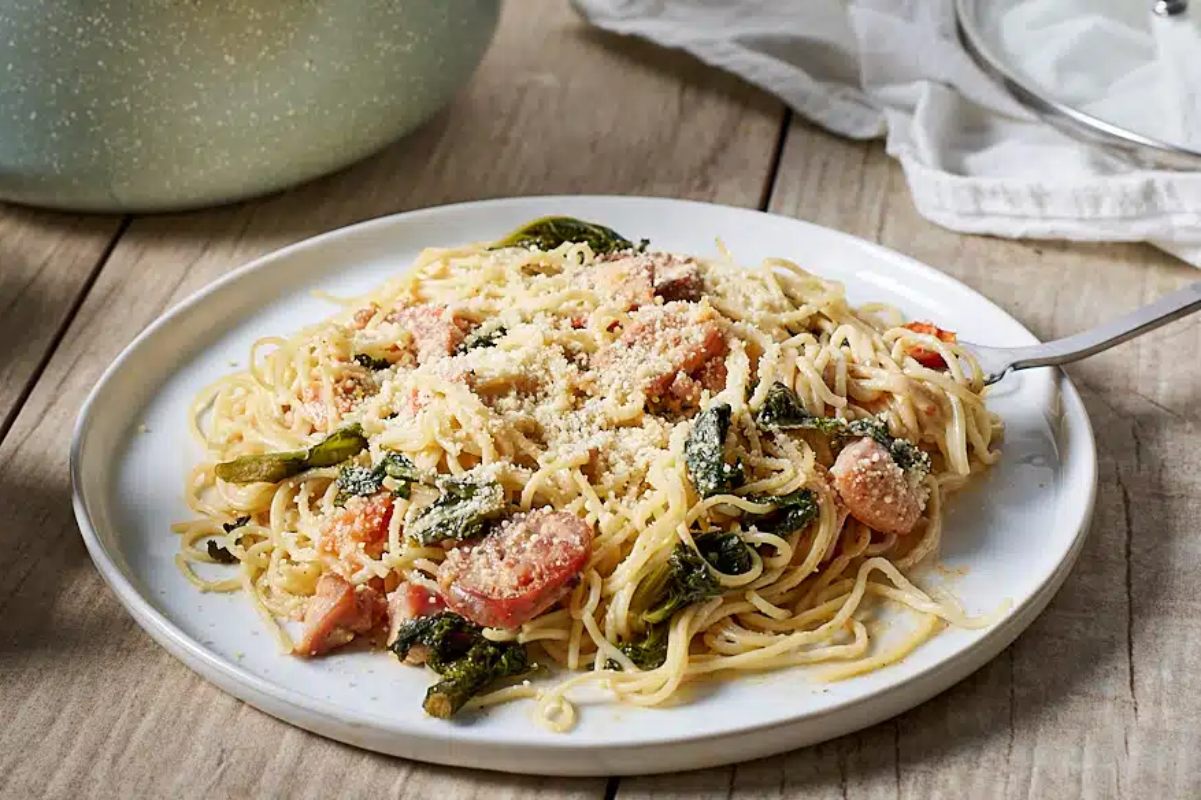 Cajun Smoked Turkey Pasta With Kale Andouille Sausage