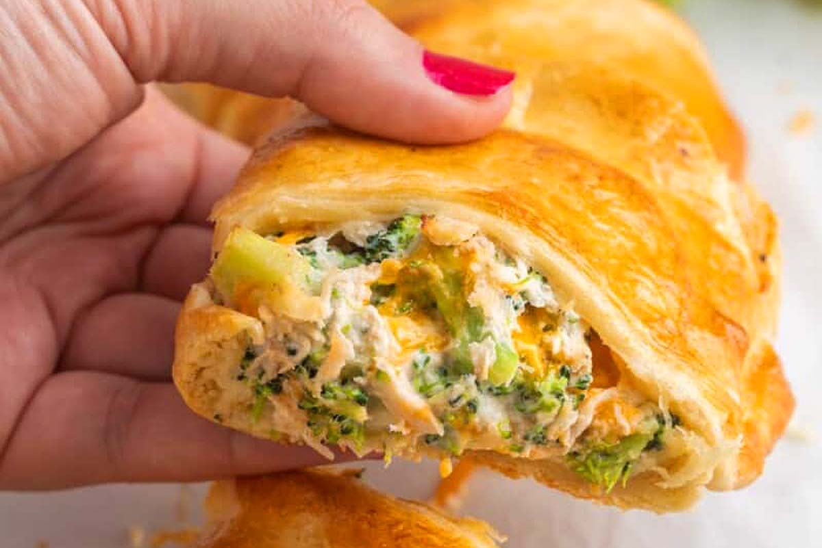 32 Flaky, Fantastic, and Fun Pillsbury Crescent Roll Recipes 7 Cheesy Chicken and Broccoli Ring