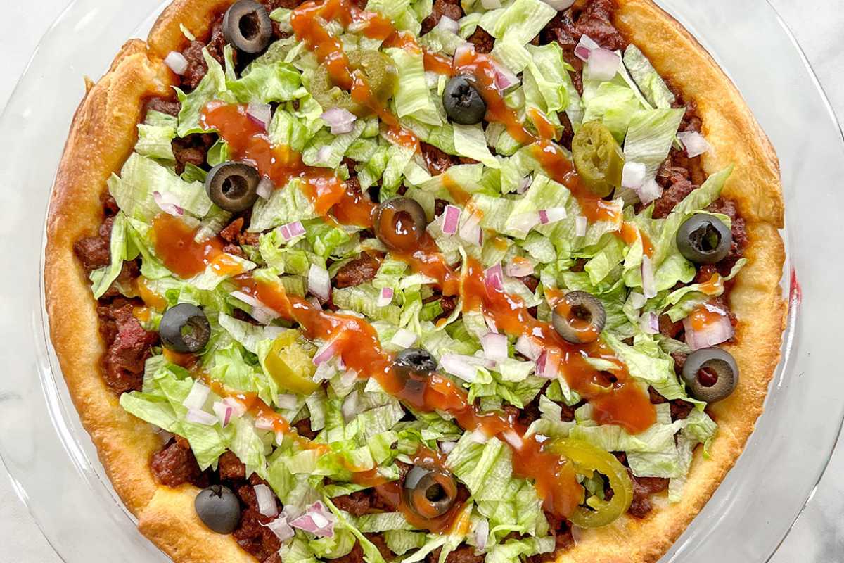 Easy Crescent Roll Taco Bake Recipe