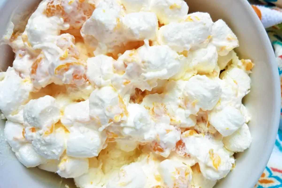 Mandarin Marshmallow Fluff. 