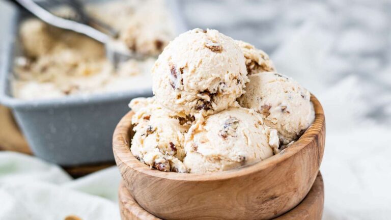 Butter Pecan Ice Cream recipe by Piper Cooks.