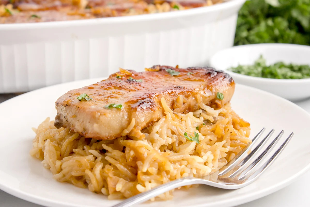 Pork Chop Casserole. 
