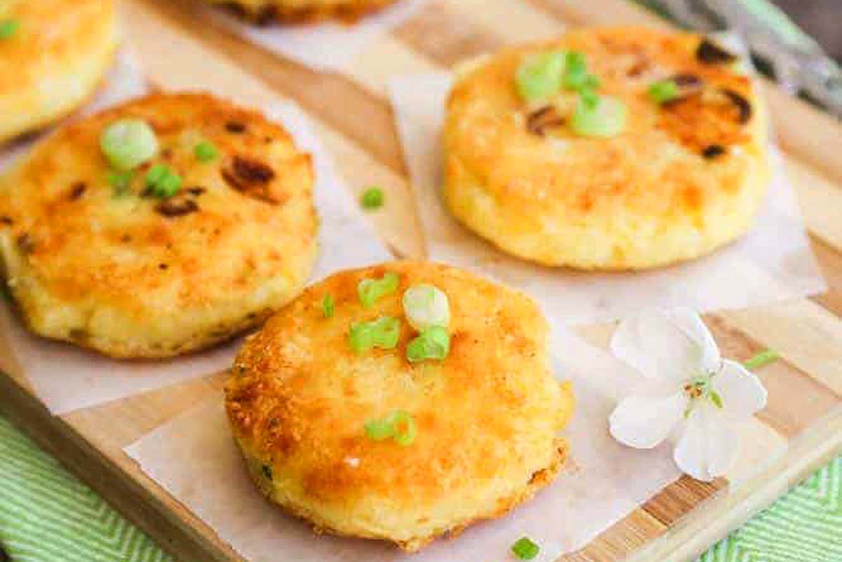 32 Kid's Birthday Party Food Ideas for a Fantastic Fun Time 17 Cheesy Mashed Potato Cakes.