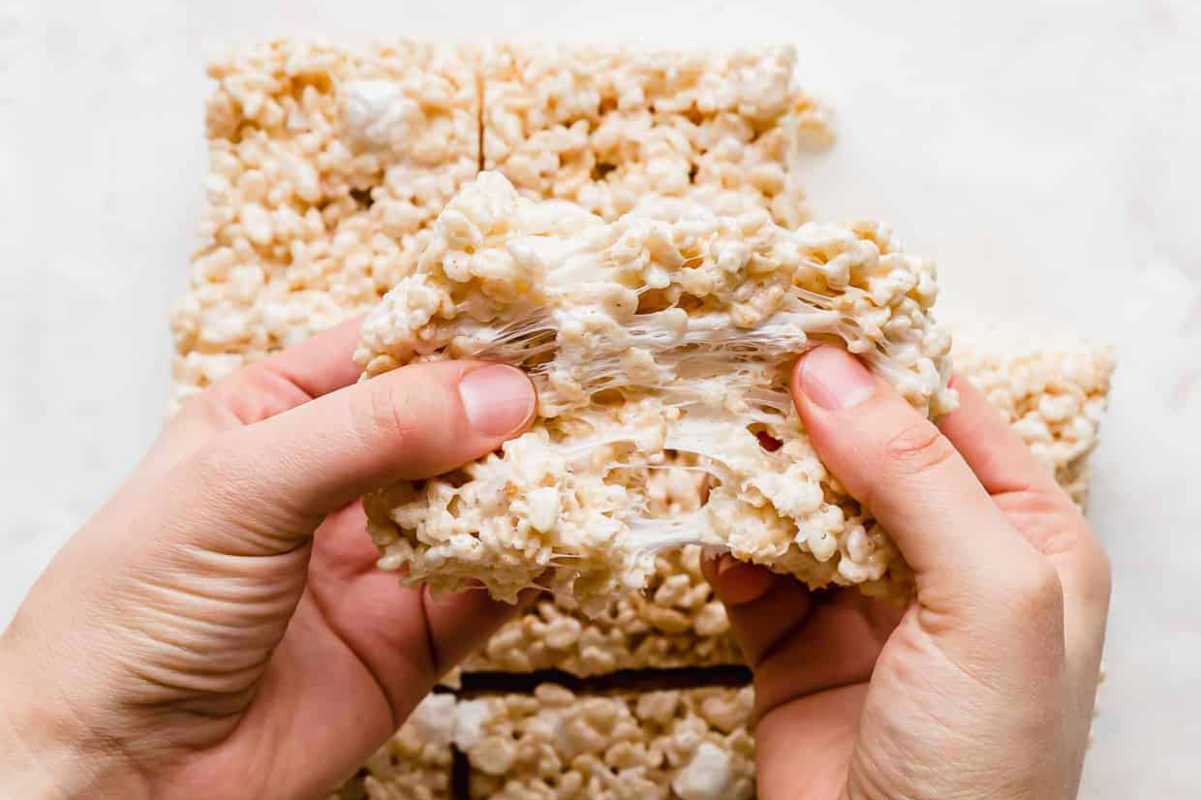 Creamy Delicious Marshmallow Desserts 5 Salted Brown Butter Rice Krispie Treats.