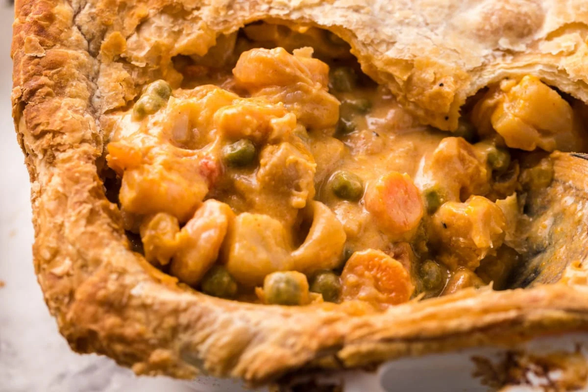 Seafood Pot Pie.