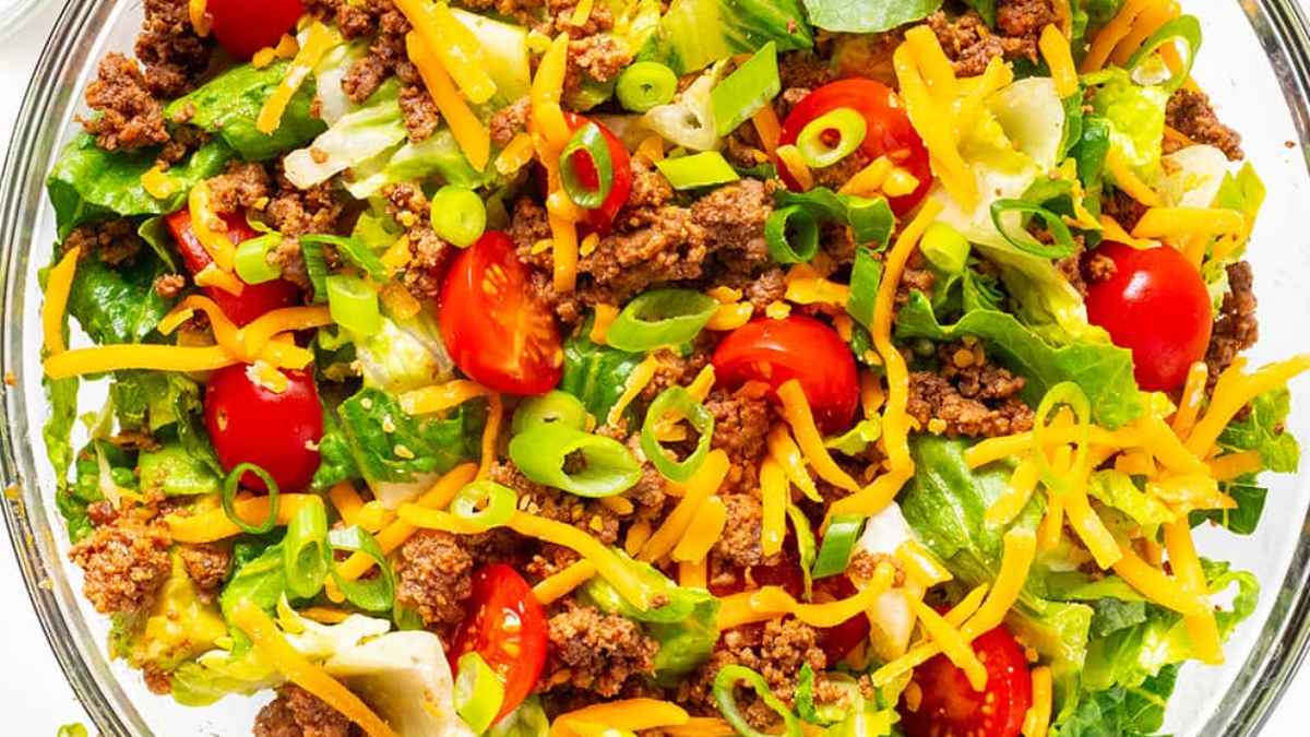Taco Salad (Healthy & Easy!).