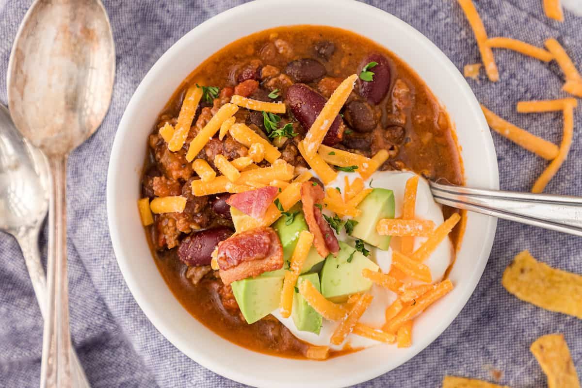 World'S Best Chili With Bacon. 