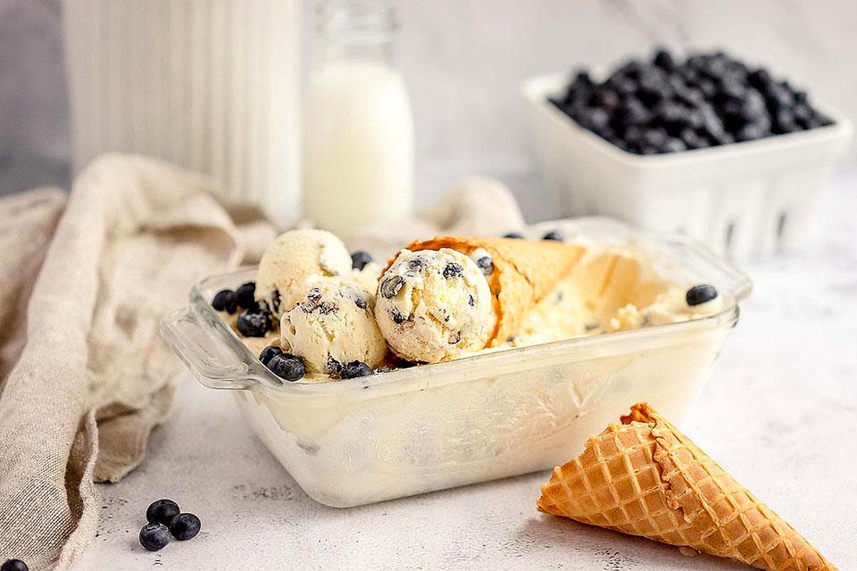 Blueberry Cheesecake Ice Cream.